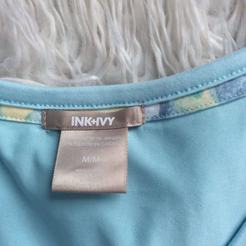 NWOT Ink + Ivy 2-Piece Ruffle Short Sleep Set - Picture 7 of 8